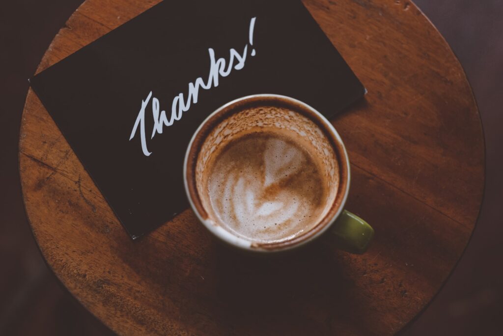 Thanks - Coffee Cup